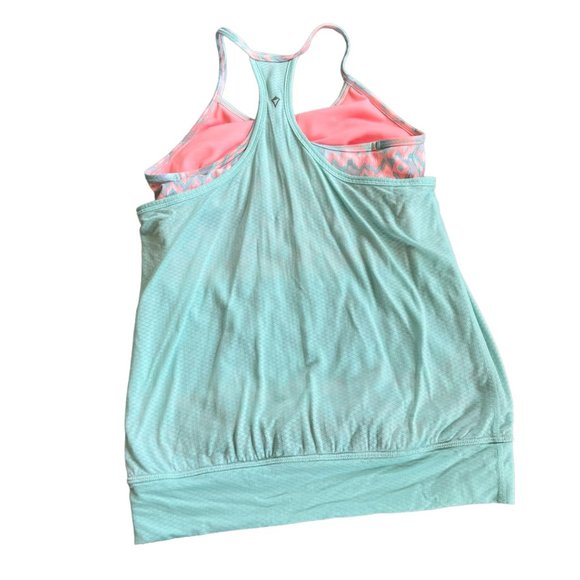 Ivivva Pastel Athletic Lined Tank With Built In Bra 12 - Picture 5 of 6